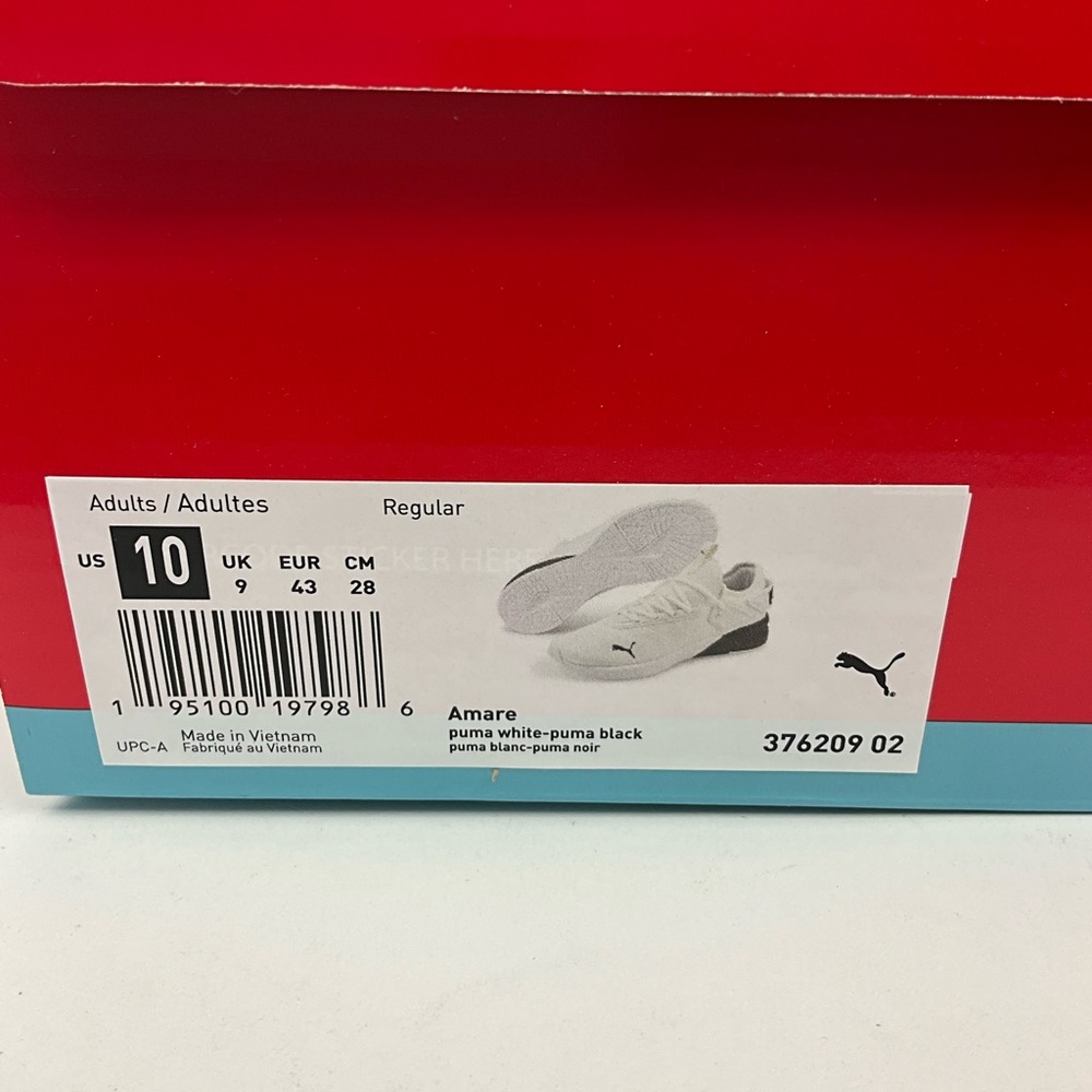 Puma White Mens White Black Softfoam Shoes Various Sizes - Picture 8 of 8